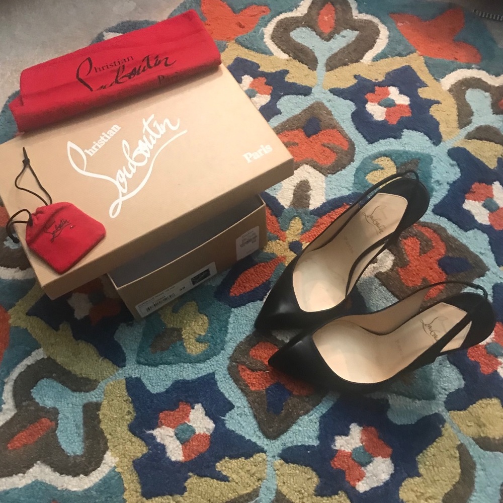 Christian Louboutin Corneille 100 Kid Black